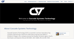 Desktop Screenshot of cascadesystems.net
