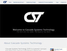 Tablet Screenshot of cascadesystems.net